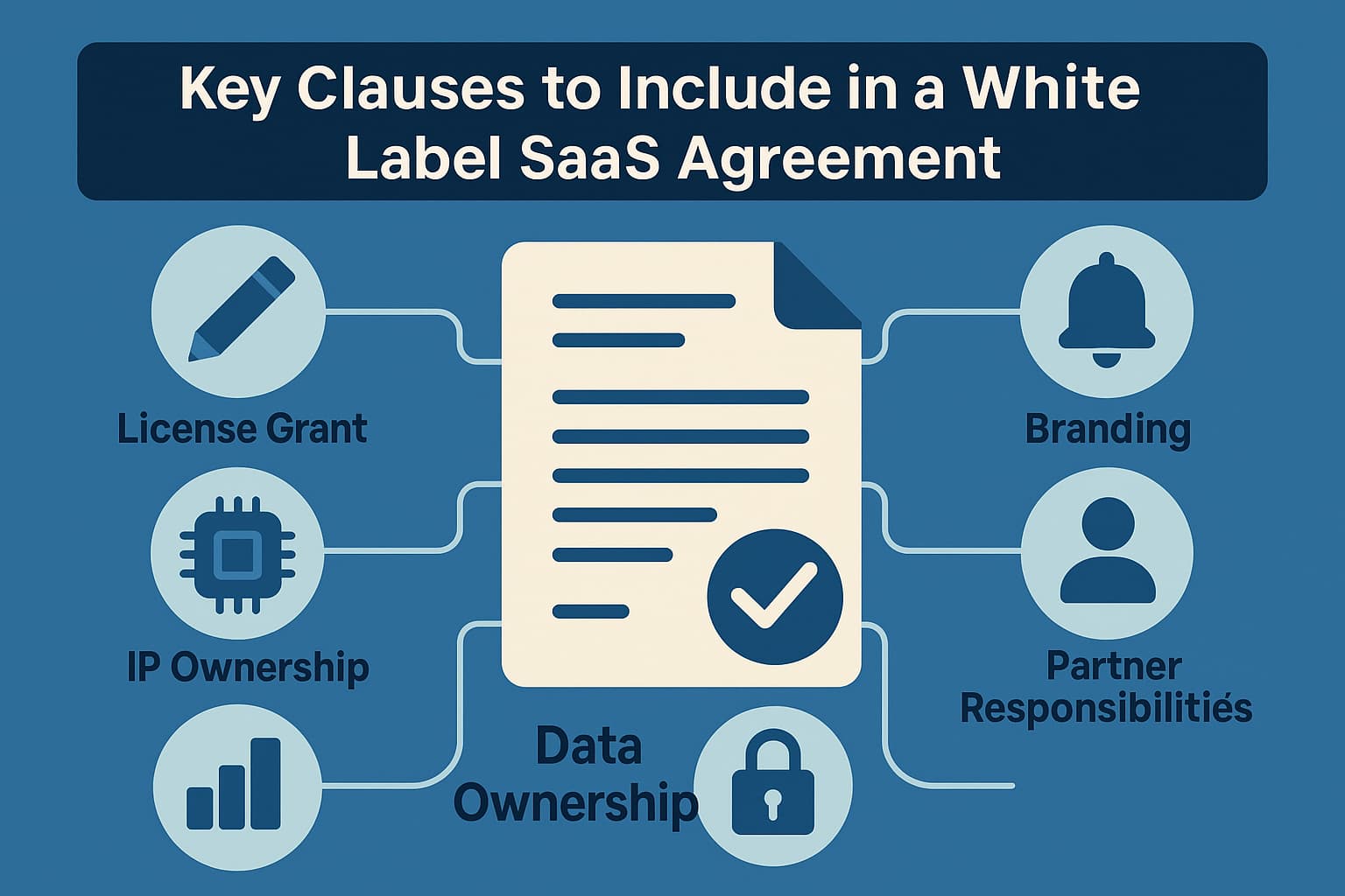key clauses to white label saas agreement